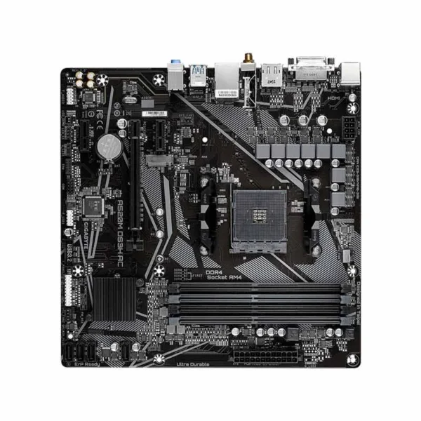 GIGABYTE A520M DS3H AC Ultra Durable AM4 Micro-ATX Motherboard