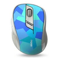 RAPOO M500 Blue Wireless Optical Mouse with Bluetooth  (2.4GHz Wireless, Bluetooth, Blue)