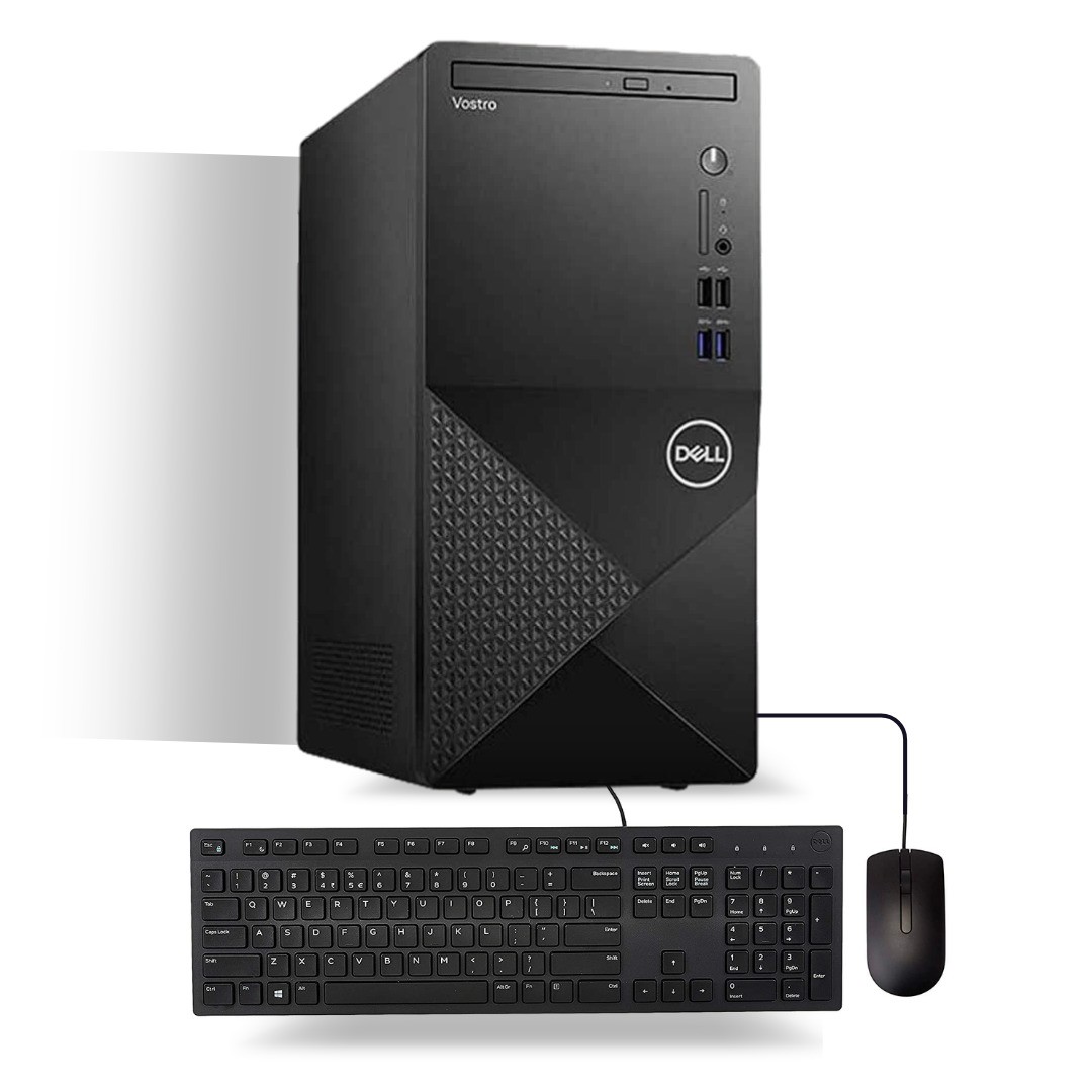 Dell Vostro 3030MT Intel® Core™ i3 14100 14th GEN I 8GB DDR5 SDRAM / 512GB SSD I B660 Chipset I Wi-Fi & BT I RJ45 I DP & HDMI FreeDOS I Ubuntu Desktop