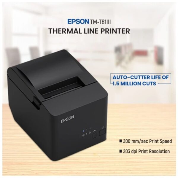 Epson TM-T81III Thermal POS Printer With USB Port