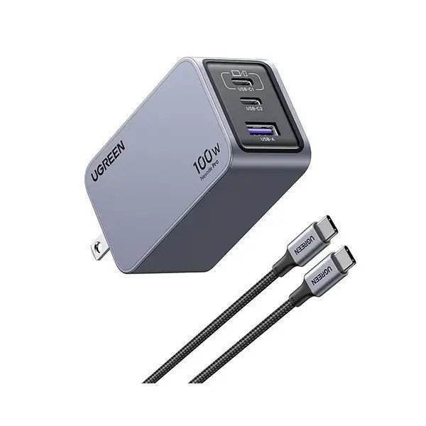 UGREEN X757 (25873) Nexode Pro 100W 3-Port GaN Fast Charger - US