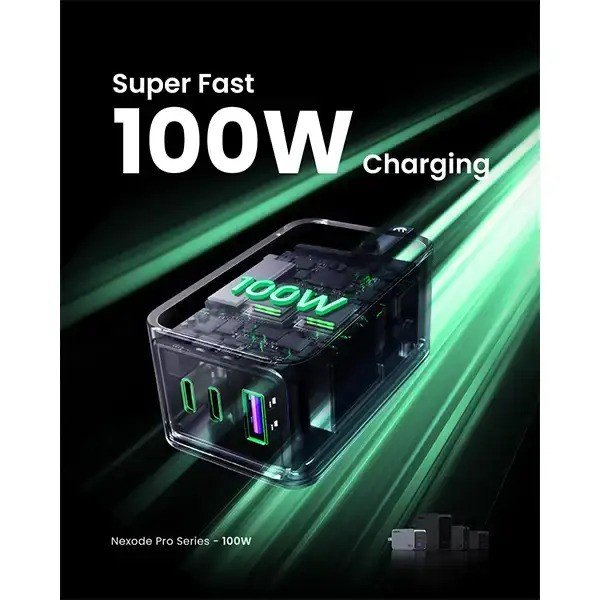 UGREEN X757 (25873) Nexode Pro 100W 3-Port GaN Fast Charger - US - Image 2