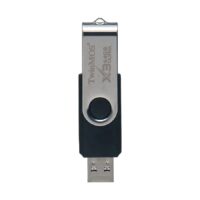 TwinMOS X3 Ultra 64GB USB 3.2 Black-Silver Pen Drive