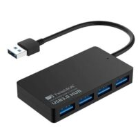 TwinMOS 4 PORT SQUARE USB HUB (3.0 x 4) High Speed 5GBps, EZEEHUB-34L-Metal