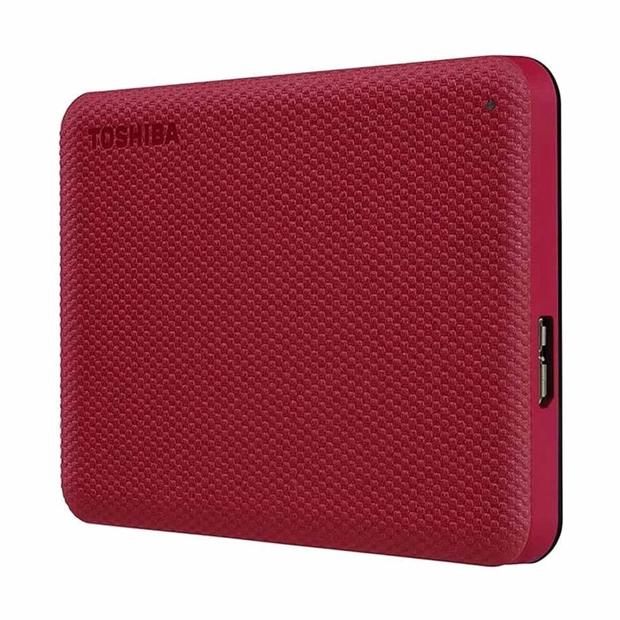Toshiba Canvio Advance 1TB USB 3.2 Gen 1 Red External HDD #HDTCA10AR3AA - Image 3